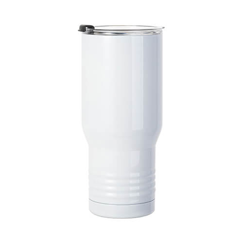 Taza de acero inoxidable para sublimación de 650 ml - blanco