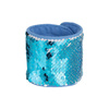 Polsband met tweekleurige pailletten - blauw