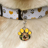 Dog tag voor sublimatie - gele poot