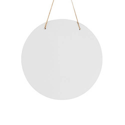 Zawieszka na drzwi z MDF-u do sublimacji - koło Ø 25 cm