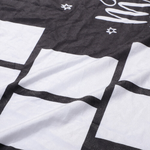 Plush blanket 150 x 100 cm with photo panels for sublimation - 14 panels