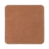 Leather square cup pad for sublimation - Brown