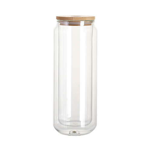 Stekleni vrč 450 ml z dvojno steno za sublimacijo