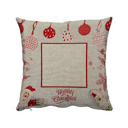 Kahevärviline padjaümbris 38 x 38 cm sublimatsiooni jaoks - XMAS-2