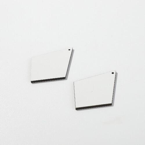 Cercei din MDF pentru sublimare - diamant mare