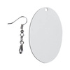 Boucles d'oreilles en MDF pour sublimation - ovale