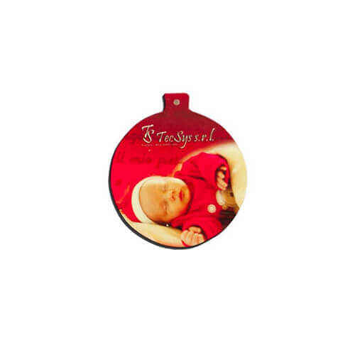 Plastic circle pendant Sublimation Thermal Transfer