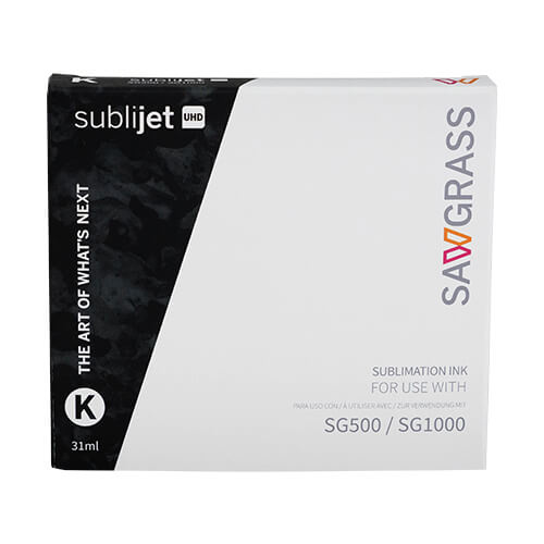 BLACK Sawgrass SubliJet-UHD želejas tinte Virtuoso SG500 / SG1000