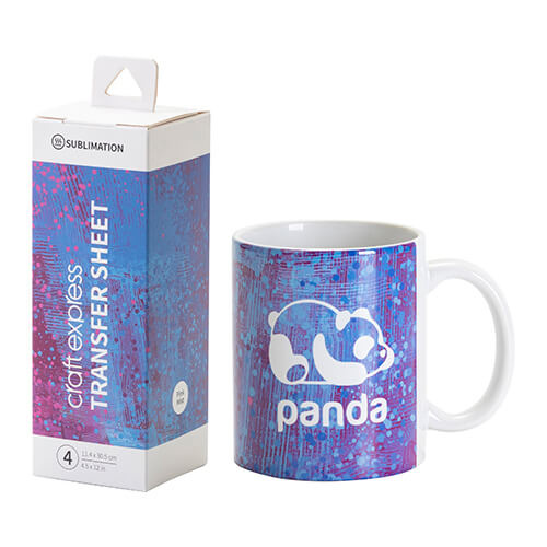 Transfer sheet Pink Mist 30.5 x 11.4 cm - 4 pcs.