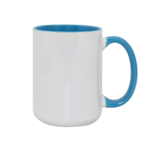 Mug MAX A+ 450 ml FUNNY bleu ciel Sublimation Transfert Thermique