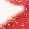 Bleget Starry Red-hørforklæde til sublimering