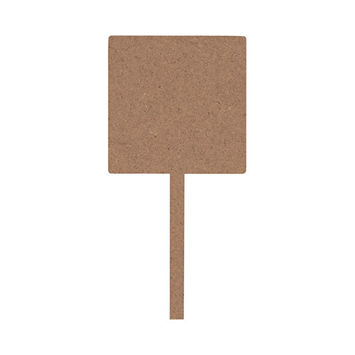 Semn de informare Fiberboard pentru sublimare - pătrat