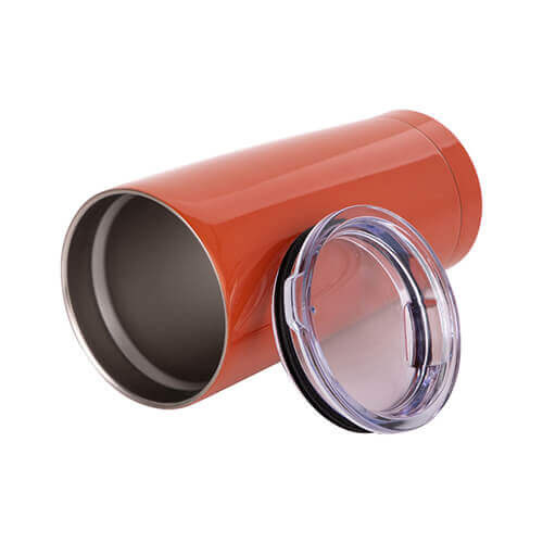 Termo puodelis 550 ml, skirtas sublimacijai - oranžinis