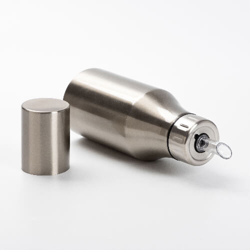 500 ml ruostumattomasta teräksestä valmistettu öljyannostelija sublimaatiota varten - hopea