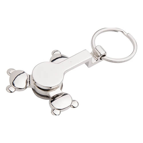 Llavero de metal - spinner para sublimación - Panda
