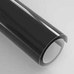 Pašlīmējošā plēve 30,5 x 30,5 cm - 20 loksnes - Melna, spīdīga