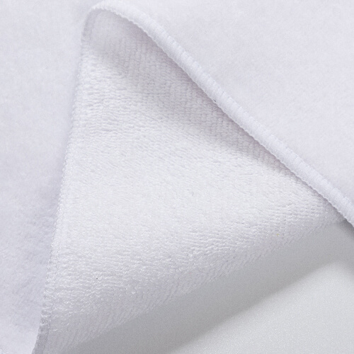 Serviette de sport 110 x 20 cm pour sublimation - blanc