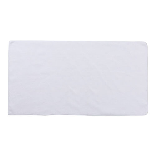 Brisača za fitnes 107 x 58 cm za sublimacijo - bela