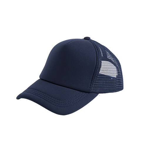 Gorra Trucker a todo color para adultos por transferencia térmica - azul marino