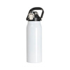 Stainless steel 1700 ml travel bottle with handle - white