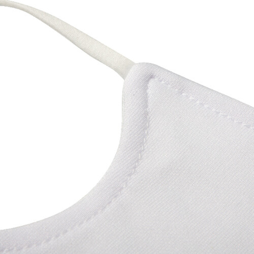 Mascarilla grande con filtro para sublimación (borradores blancos)