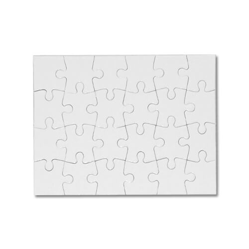 Puzzel A5 18 x 13 cm 24 elementen Sublimatie Thermische Transfer