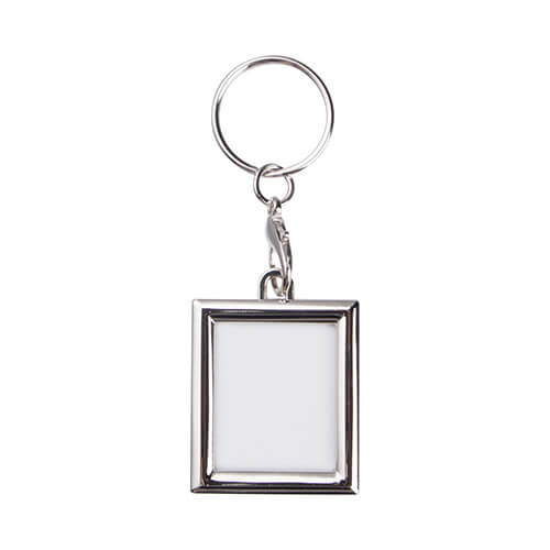 Keychain - double-sided frame - rectangular for sublimation