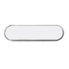 Rectangle metal photo identifier with rounded corners 7,1 x 2,1 cm Sublimation Thermal Transfer