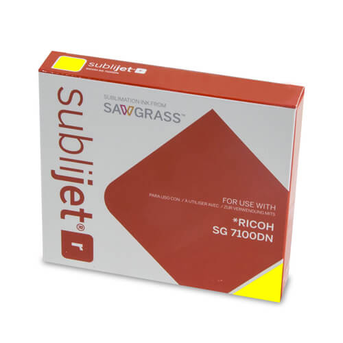 Gelinkt Sawgrass GEEL SubliJet-R 68 ml voor Ricoh SG7100DN