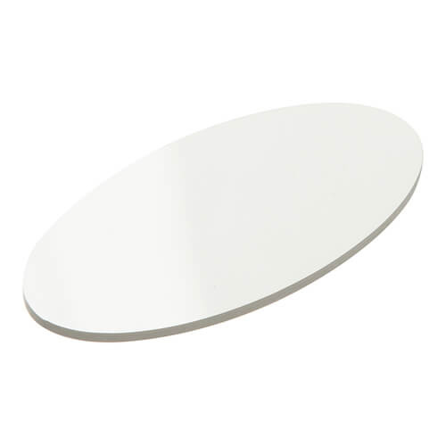 Etiquette plastique ovale 7,6 x 3,8 cm pour sublimation