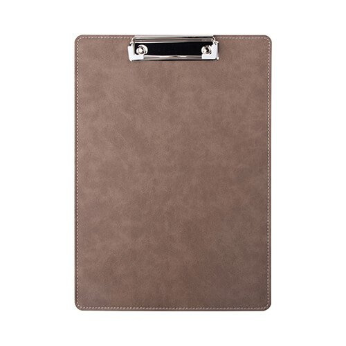 Clipboard A4 din piele pentru sublimare - gri