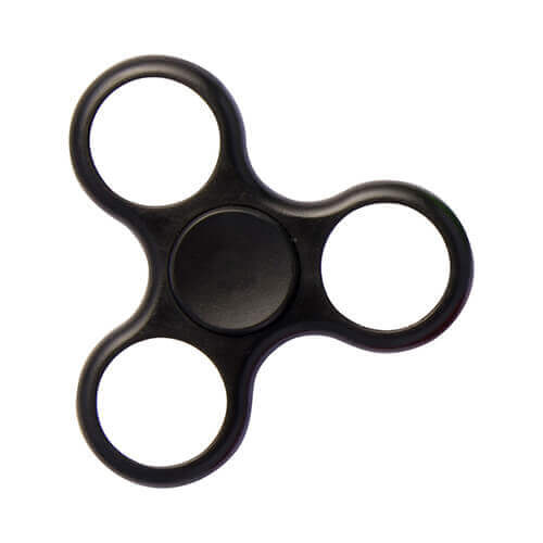 Plastic fidget spinner for sublimation printing – Whirlwind - black