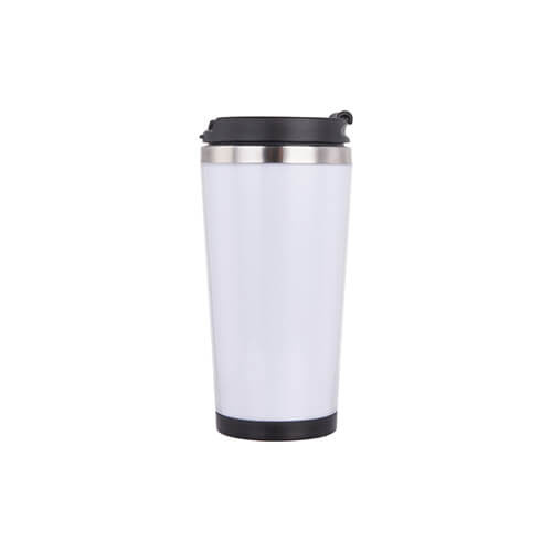 350ml roostevabast terasest joogipokaal koos fotoklaasiga