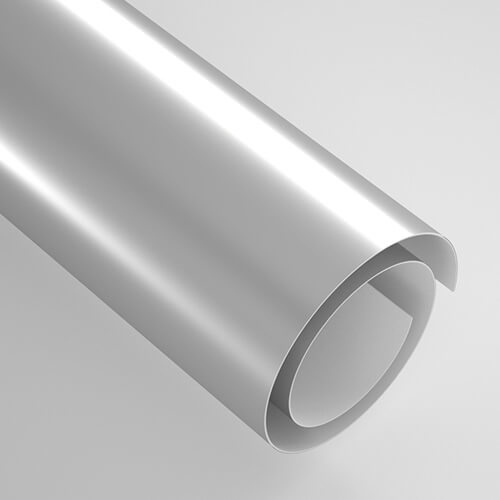 Zelfklevende folie 30,5 x 30,5 cm - 20 vellen - Glanzend Zilver