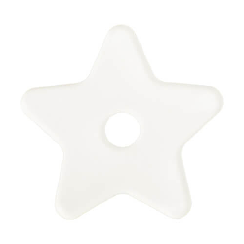 Acrylic name badge for sublimation - star