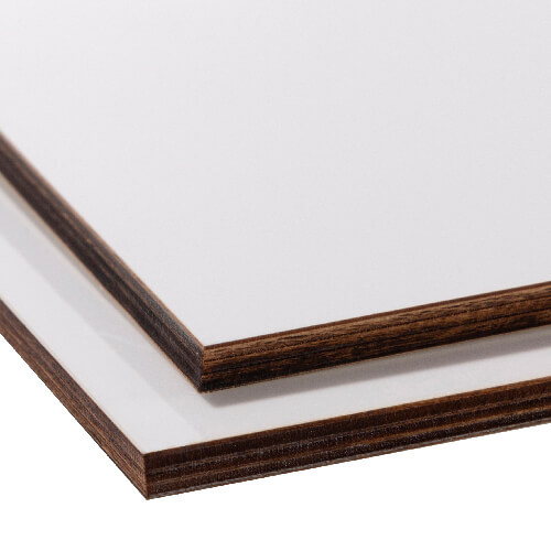 Plywood sheet for sublimation 92 x 92 cm - white