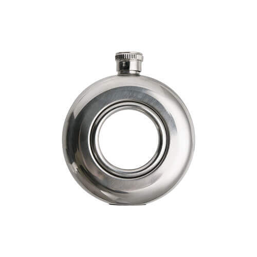 Ronde metalen borstplaat 150 ml Sublimatie thermische overdracht