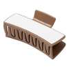 Adult hair clip for sublimation - brown