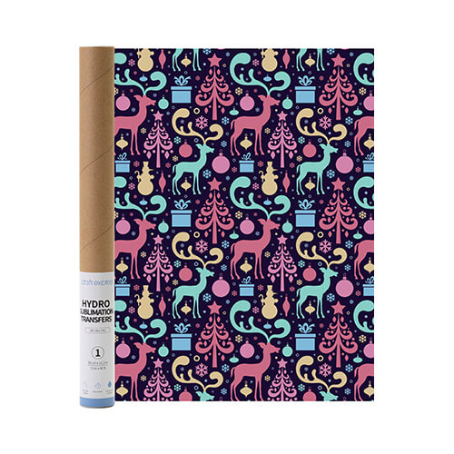 Craft Express hydrosublimointi folio - Joulukuusi Hirvi