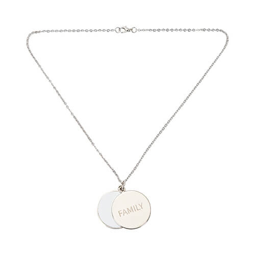 Rund medaljon til sublimering - Family