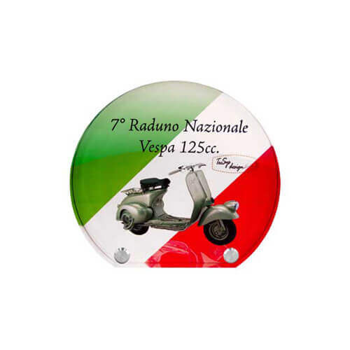 CERCHIO akril szobrocska 13 x 12 cm szublimációra