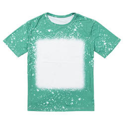 T-paita Cotton-Like valkaistu Starry Green sublimointia varten