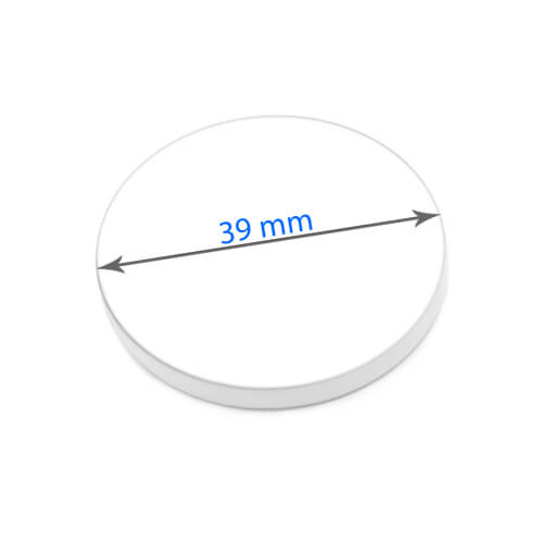 Pokerisiru 39 mm Sublimaatio Lämpösiirto