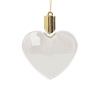 Plastic bauble - heart for sublimation