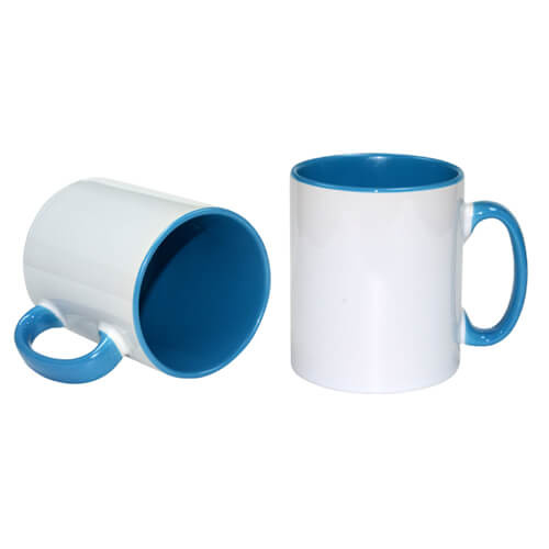 Taza 300 ml Divertida transferencia térmica por sublimación azul