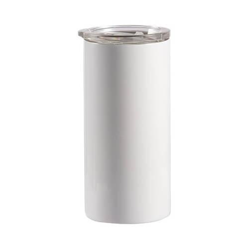 Krus/tumbler 350 ml til sublimering - hvid