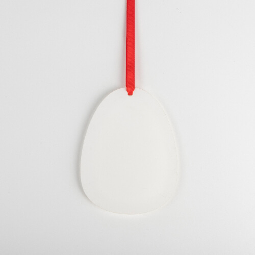 Pendentif en acrylique sublimé - Œuf