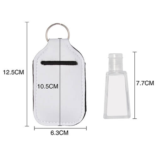 Keychain - holder for a bottle of hand sanitizer for sublimation
