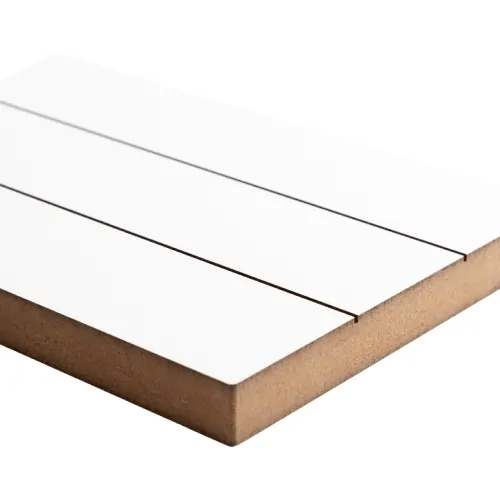 Rektangulær MDF-fotoramme, stribet, 17,8 x 12,7 cm