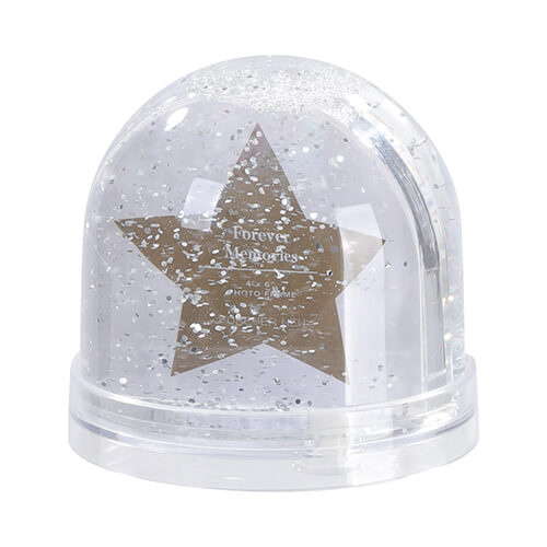 Bola de nieve - ovalado con nieve blanca